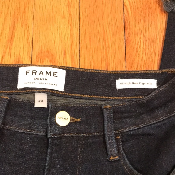 Frame Denim Ali High Rise Cigarette Jeans Size 29 - Picture 9 of 11